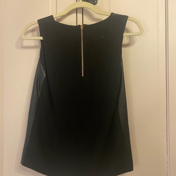 New INC Concepts with tags faux leather tank - Picture 2 of 6